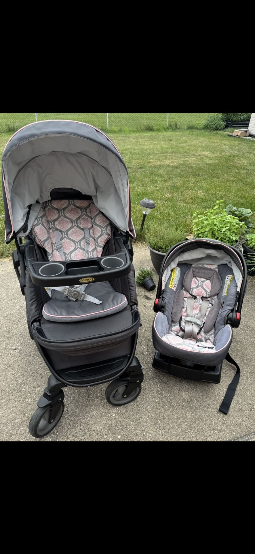 Graco Baby Stroler And Car Seat