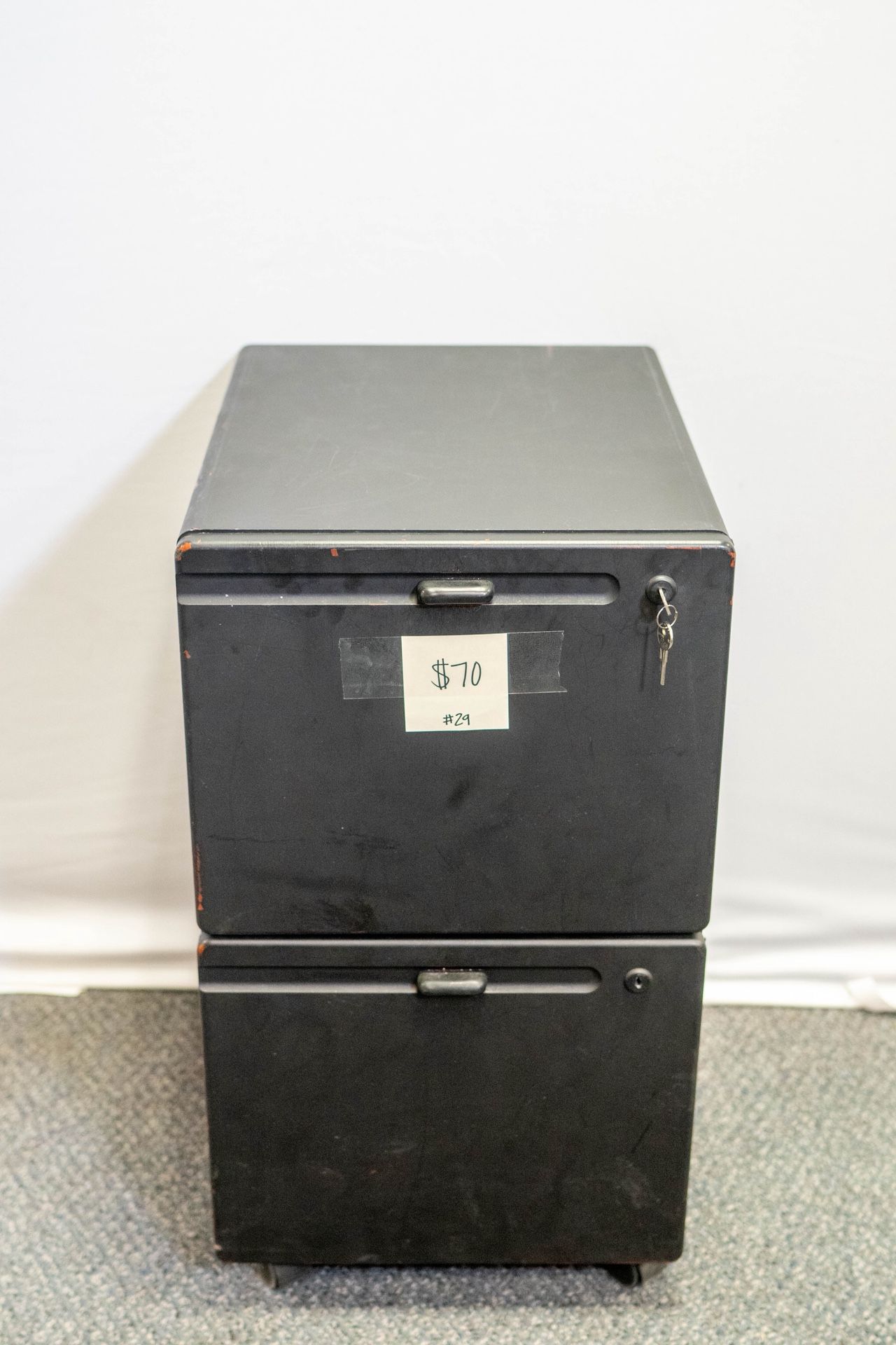 2-Drawer Filing/Storage Cabinet with Wheels