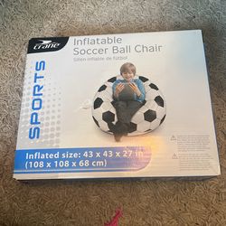 Kids Soccer Inflatable Chair