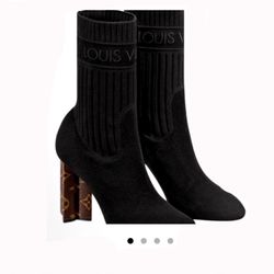 Authentic Louis Vuitton Sock Boots