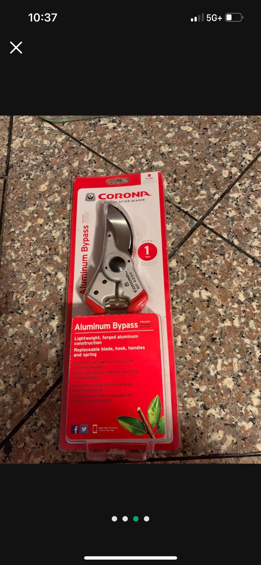 corona tijeras