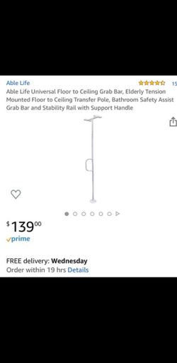 Elderly or someone in need safety assist grab bar