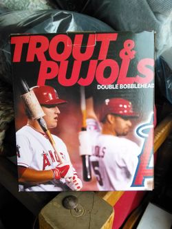 Trout/pujols Bobblehead