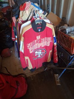 49 ers jacket size large