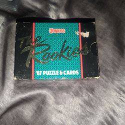 Don Russ The Rookies Set 1987 Puzzle And Cards (Sealed)