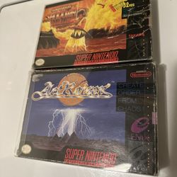 Super Nintendo Games In Box 