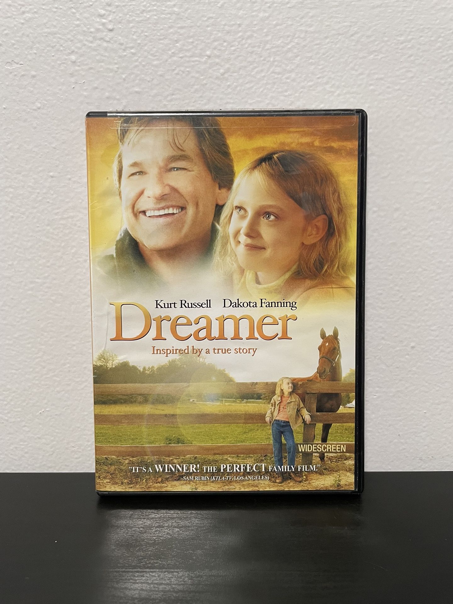 Dreamer DVD Movie Kurt Russell Dakota Fanning Widescreen True Story Horse 2006