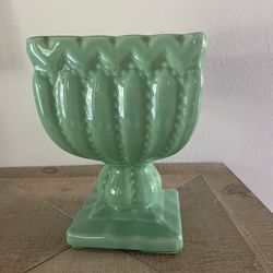 Planter Green Mid Century 