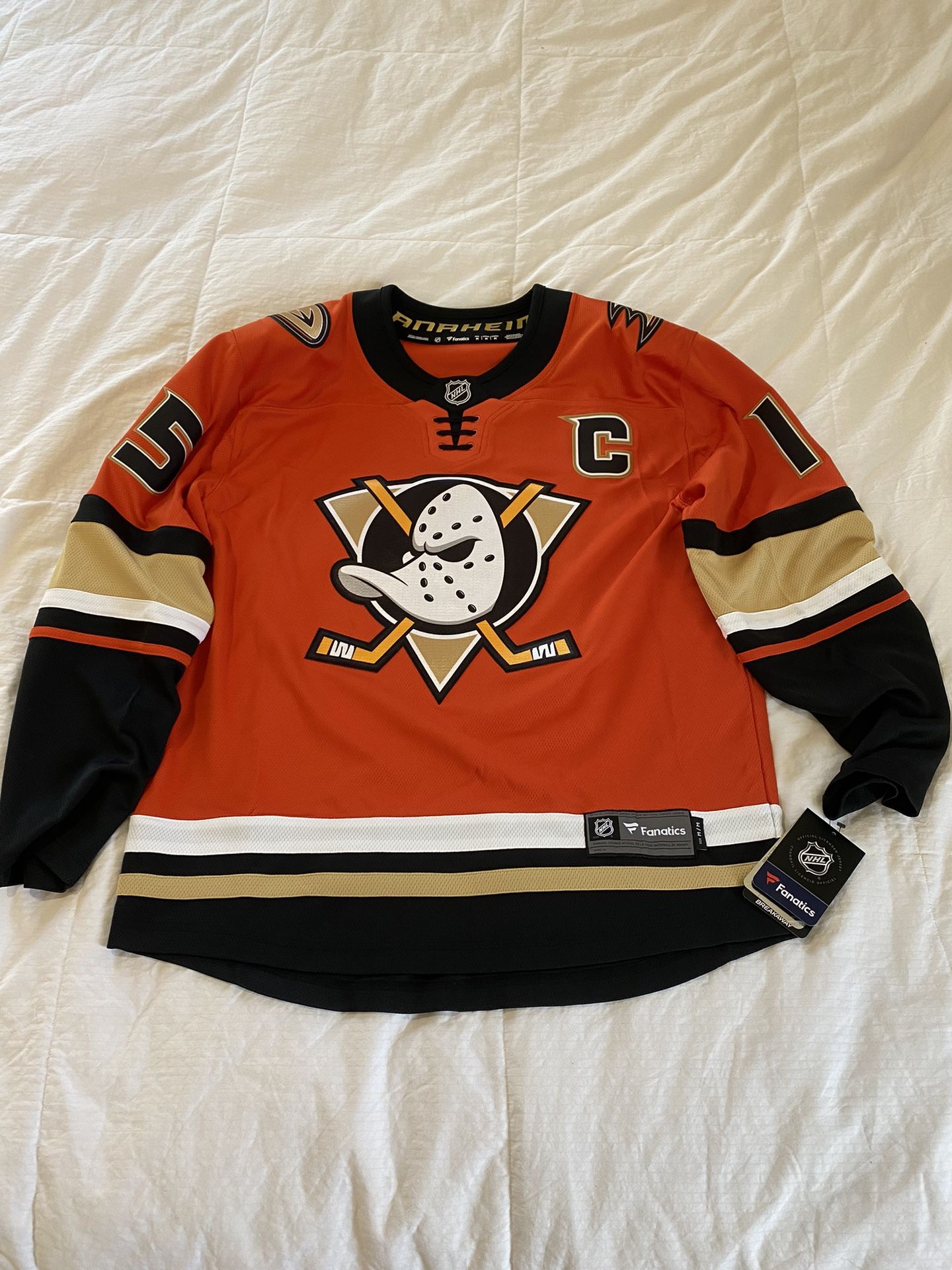 Official Ryan Getzlaf Anaheim Ducks Orange Breakaway Jersey