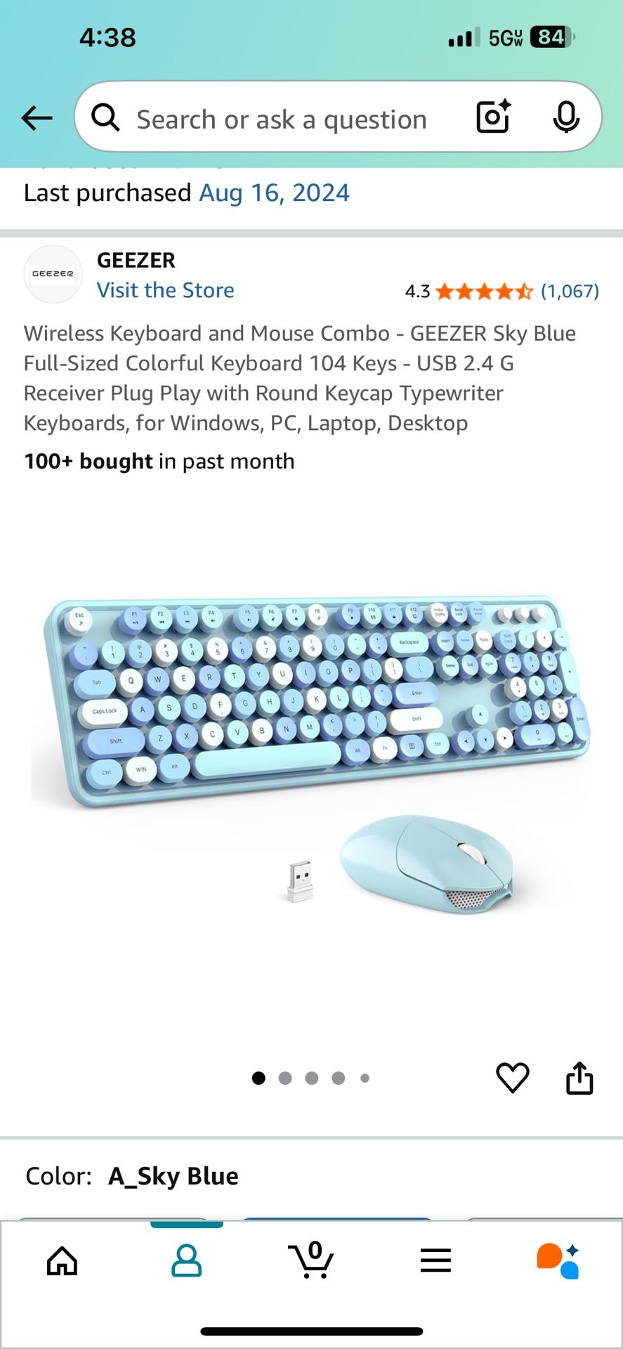 Wireless Keyboard And Mouse 