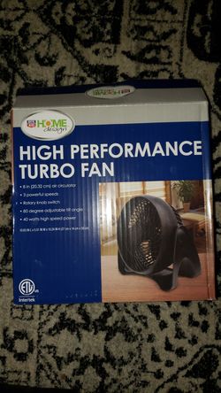 High performance turbo fan
