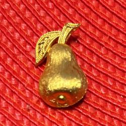 Vintage Pear Brooch
