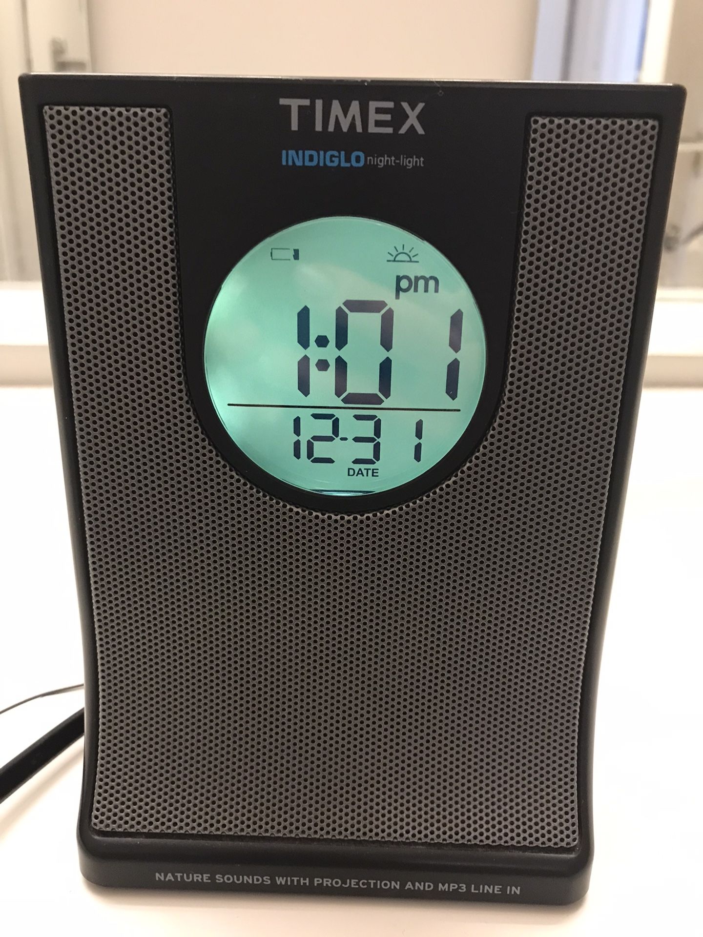alarm clock and radio Timex Indiglo night light