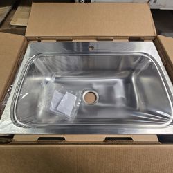 Kohler
Verse 33" Single Basin Drop In kitchen Sink With Single Faucet Hole