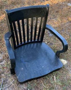 Wooden office chair top