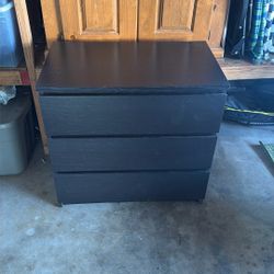 Black IKEA Dresser - Good Condition 