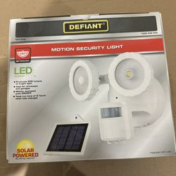 Solar Powered Motion Activated Outdoor LED Floodlight