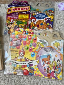 Old McDonald Happy Meal Box