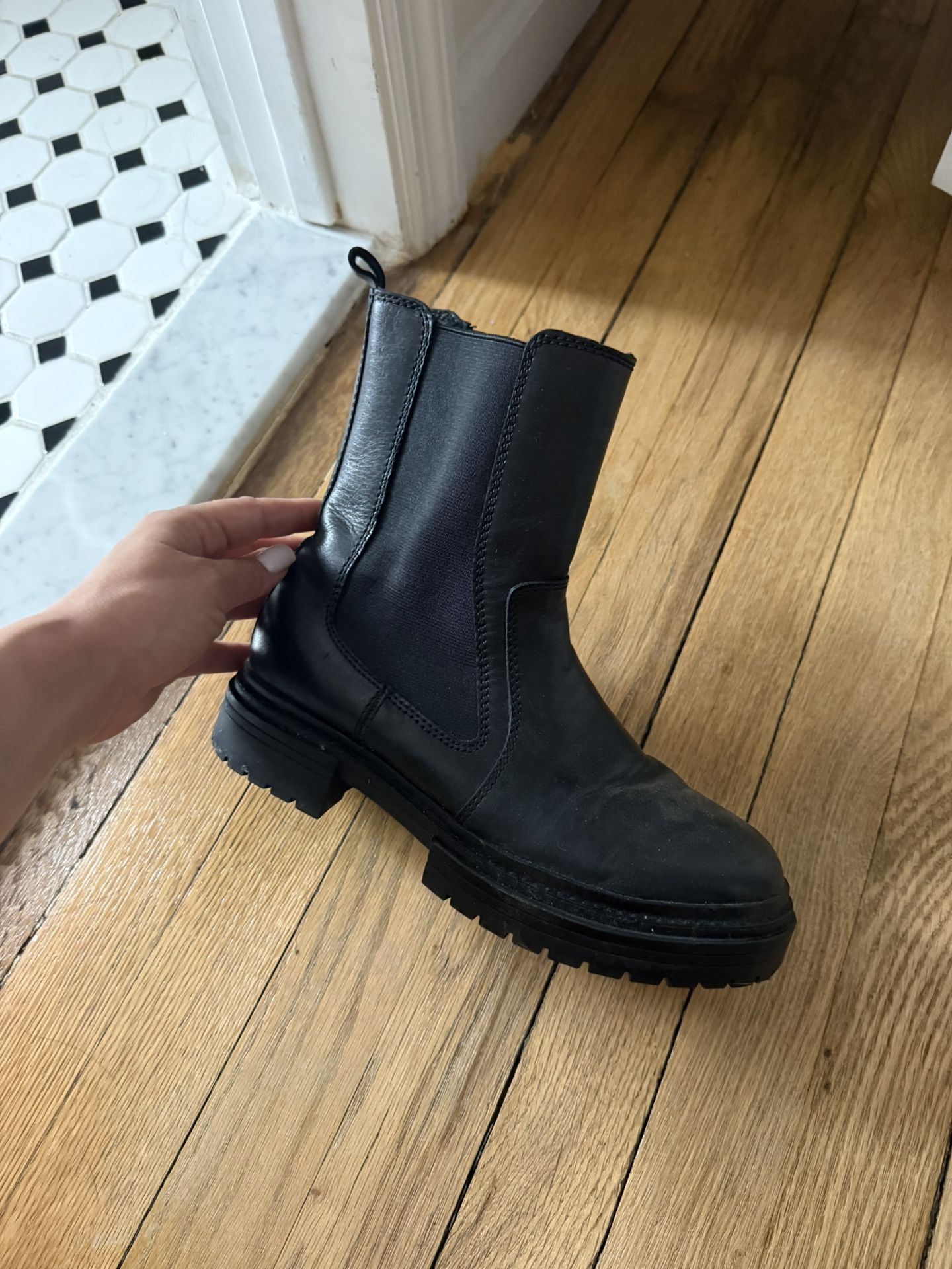 Zara Black Ankle Boots