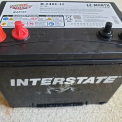 Interstate Deep Cycle Marine Battery Group 24 Perfect Condition 