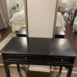 Used Black Vanity For Girls