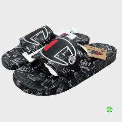 SLIDES CHAMPION/BLACK/WHITE/SIZE:10/NEW