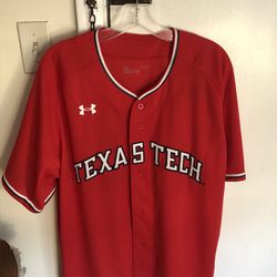 Texas Tech Red Raiders UA Men’s Baseball Jersey L 