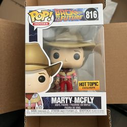 Marty Mcfly Hot Topic Exclusive Funko Pop Back To The Future 