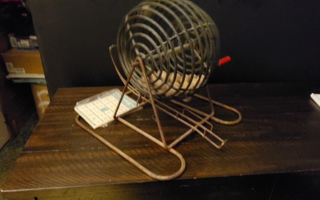 Vintage Bingo  Machine 