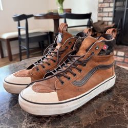 Brown Vans Premium Primaloft Edition - men's size 9.5