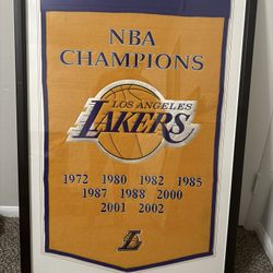 Vintage Lakers Banner