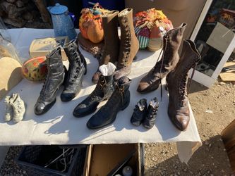 Vintage Leather shoes from the 1900s