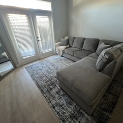 Grey Left Side Sectional 