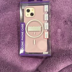 light pink phone case for iPhone 16e, 15, 14, and 13