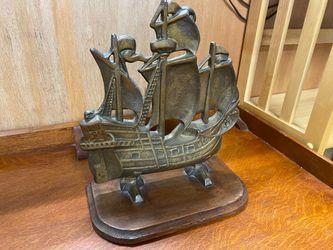 Vintage Bronze Nautical Door Stop