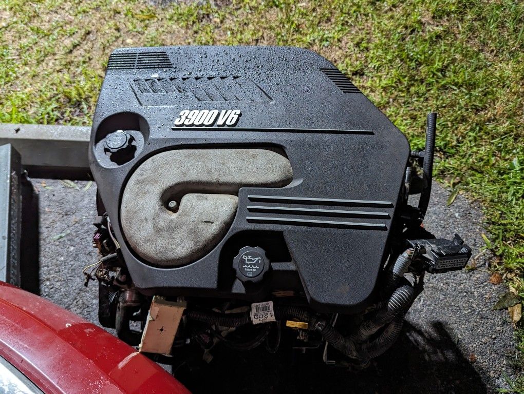 GM 3900 3.9 V6 Engine with harness and ecu 129k miles Great Runner