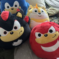 Sonic And Friends stuffed Animals 
