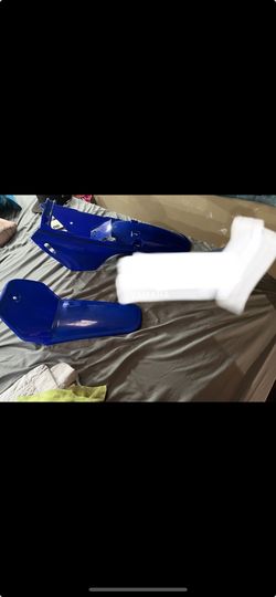 Yamaha Pw80 Blue Plastics