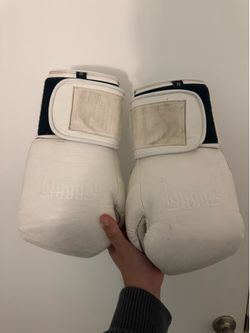 White Sabas Boxing Gloves
