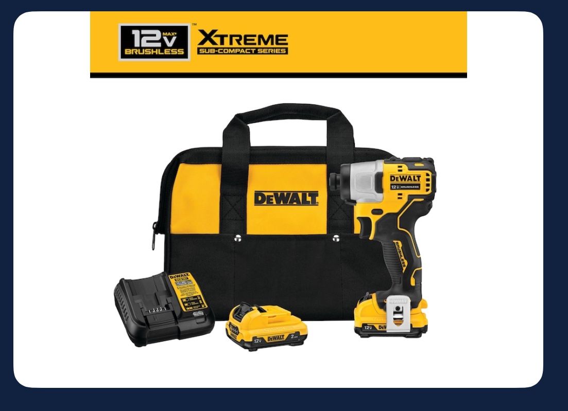 New Dewalt Impact Driver