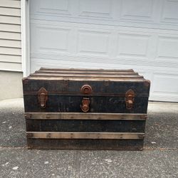 Antique Trunk With Original Key