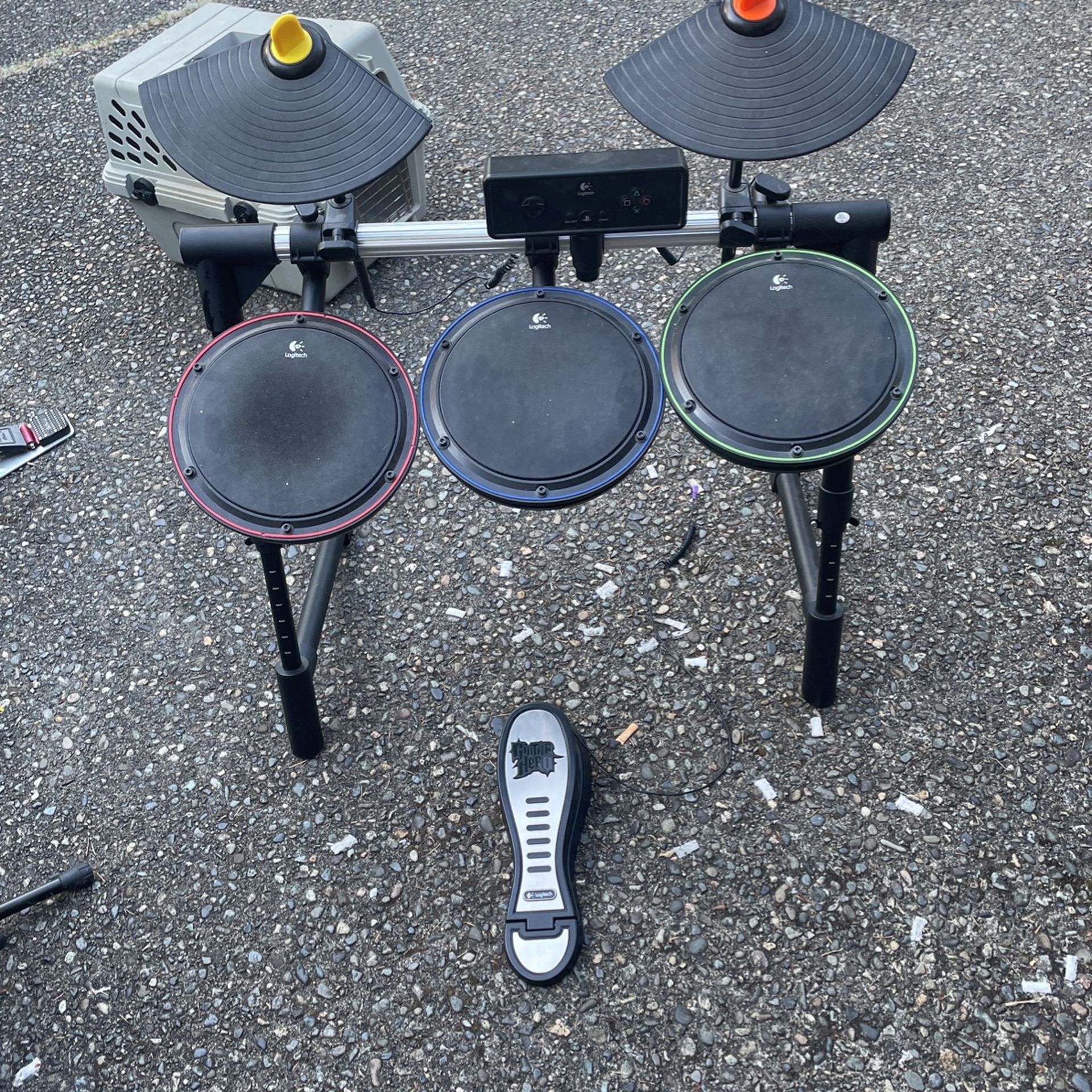 Logitech GuitarHero And RockBand Drums
