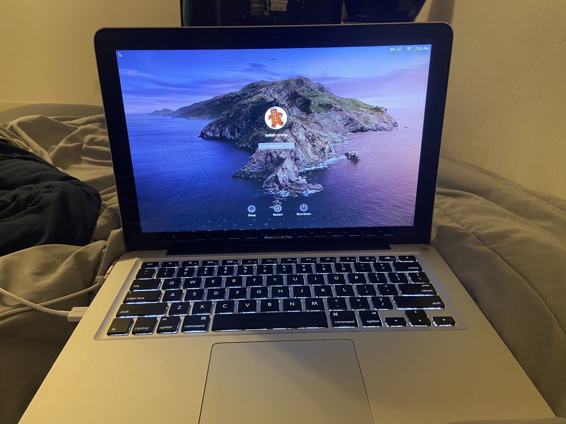 MacBook Pro 13.3" LED Intel i5-3210M Core 2.5GHz 4GB 500GB Laptop