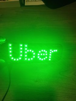 Led UBER car sign