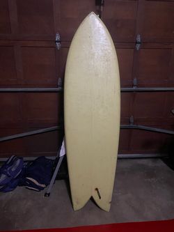 Vintage Fiberglass Fish Kneeboard