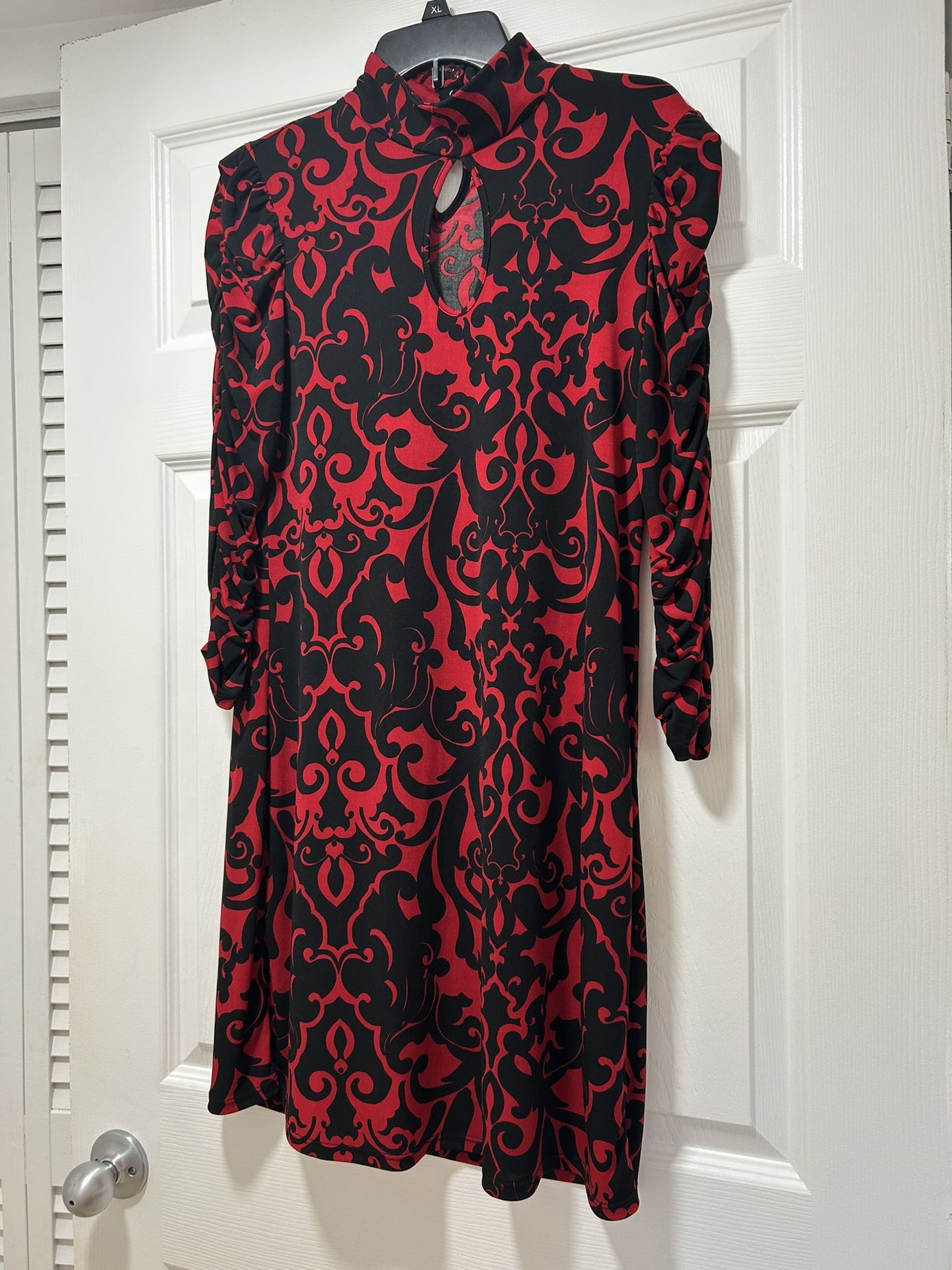 INC black/Red dress, size M
