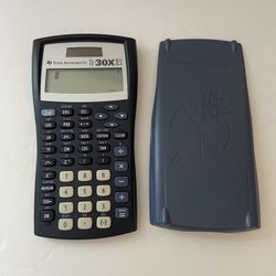 Texas Instruments Ti-30x IIS Solar Scientific Calculator W/cover. Tested, Works!