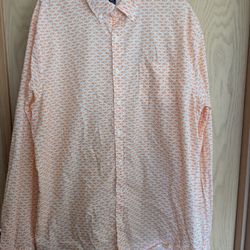 EUC Lands' End Tailored Fit Shirt - Men's XL
