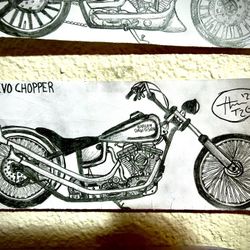 Custom One Off Bic Pen Drawing 