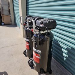 20 Gal. 200 PSI Oil Free Portable Vertical Electric Air Compressor